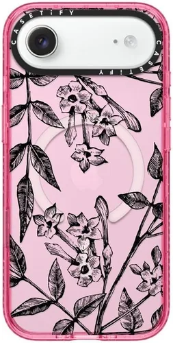 Vista 39 de CASETiFY Impact iPhone Air Case [Delgada/Compatible con Magsafe / 8.2 ft. Protección contra Caídas de Grado Militar 4X] - Lazos - Rosa Arcos