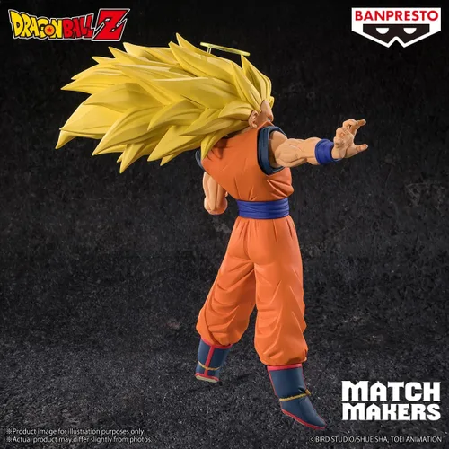 Vista 6 de Banpresto - Dragon Ball Z - Super Saiyan 3 Son Goku (vs Majin Buu) Figura de Match Makers