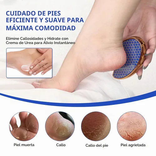 Vista 11 de OUKEYA Crema de urea 42% para secar la piel áspera 5.29 oz, con lima de pie
