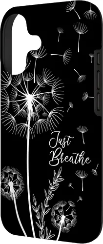 Vista 2 de Lindo diseño de tatuaje de diente de león flechas respiración patrón caso para iPhone 17