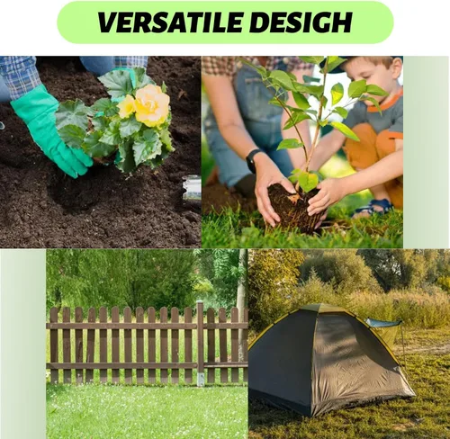 Vista 6 de ERYTLLY Broca de taladro para plantar de 2 x 14.5 pulgadas, herramienta de maceta de bulbo en espiral para agujeros de paraguas, excavadora