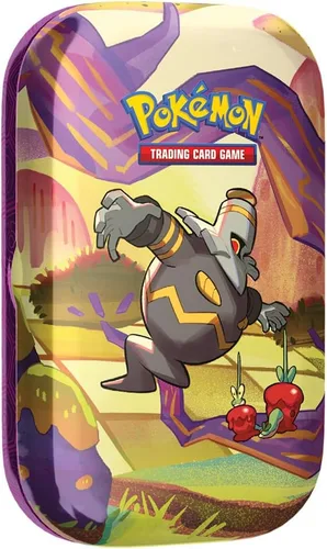 Vista 8 de Pokemon TCG - Mini lata de fábula envuelta escarlata y violeta (SV6.5), surtido