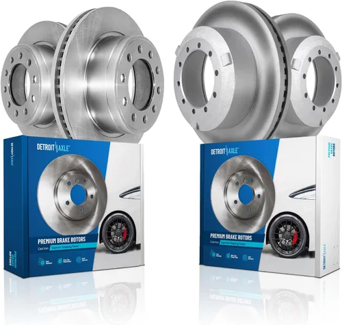 Vista 36 de Detroit Axle - Rotores de freno delanteros para Lexus GS350 GS430 GS450h GS460 IS200t IS250 IS300 IS350 Reemplazo de rotores de freno perforados