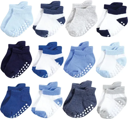 Vista 12 de Hudson Baby Calcetines antideslizantes unisex para bebé, Rosado