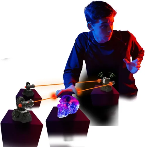 Vista 7 de SpyX / Lazer Trap Alarm - Juguete de alarma láser seguro para niños espía para proteger cosas. artilugio espía haz infrarrojo invisible para niños.