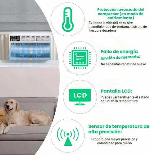 Vista 4 de briidea - Toma de temperatura controlada, salida de termostato compatible con aire acondicionado de ventana, calentadores de espacio, ventiladores