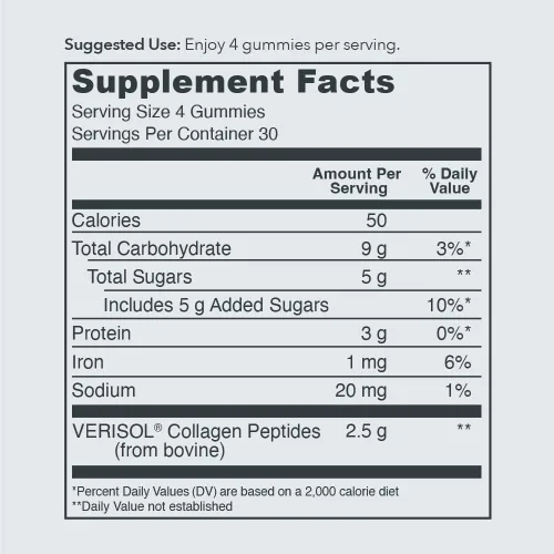Vista 7 de Vital Proteins Colágeno en polvo de 20 onzas + gomitas de 120 ct* 2