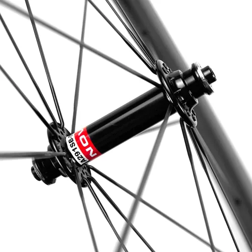 Vista 8 de Sunrise Ruedas de carbono para bicicleta, 2.362 in, profundidad, 0.984 in, anchura, juego de ruedas 700c, llanta de ciclismo de carretera