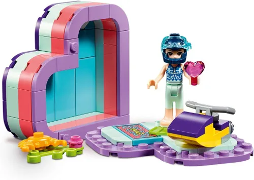 Vista 7 de LEGO Friends Emma's Summer Heart Box 41385 Kit de construcción, nuevo 2019 (86 piezas)