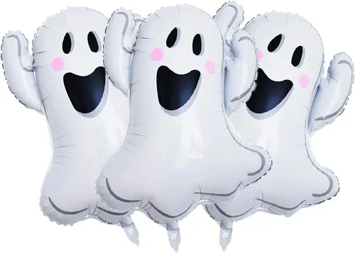 Vista 28 de Globos de murciélago para Halloween, globos de aluminio para fiestas temáticas de murciélagos, suministros de decoración de Halloween, cumpleaños