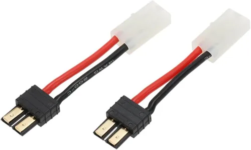 Vista 2 de Goolsky 2PCS Plug Male to Tamiya Head Female Connector Adapter for RC Car Lipo Battery Charger
