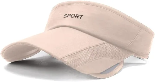 Vista 30 de Viseras solares para mujer con visera retráctil, visera de golf, protección UV, gorra de playa, tenis, correr, deporte, sombrero ajustable