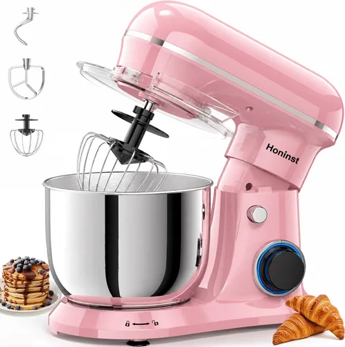 Vista 15 de Honinst Batidora eléctrica de pie 4QT, mezclador de cocina compacto de Verde