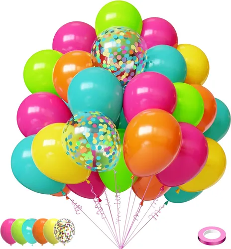 Vista 9 de Lukiituke - Globos verdes y dorados, 57 globos de 12 pulgadas verde oscuro y dorados para cumpleaños, graduación, día de San Patricio, decoraciones