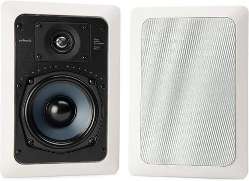 Vista 11 de Polk Audio RC55i altavoz de pared de dos vías (dos unidades, color blanco) Blanco