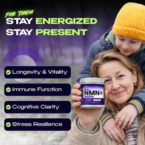 Vista 6 de Suplemento NMN con NAD+ y resveratrol con quercertina de rutina y catequinas - alternativa NMNH Suplementos liposomales NAD para hombres y mujeres