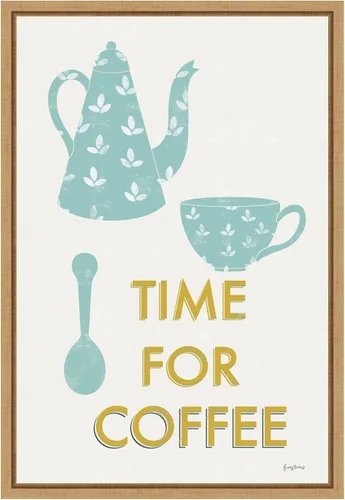 Vista 10 de Amanti Art Framed Canvas Wall Art 23x16 Retro Kitchen Coffee III by Becky Thorns, Framed Wall Art Canvas, Cuisine Artwork, Traditional Decor, Medium
