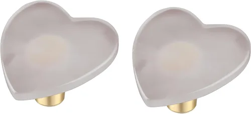 Vista 8 de Rockcloud Cajón de perilla de ágata con tornillos, mango de ágata morada en forma de corazón para armario, armario, accesorios de ferretería