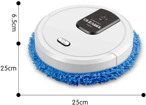 Vista 3 de PanDair - Robot aspirador inteligente, robot de barrido inteligente, recargable por USB, máquina de trapeador completamente automática para limpiar