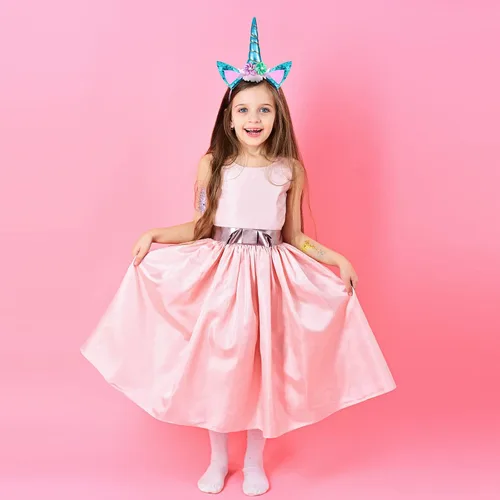 Vista 4 de Juinte 6 juegos de diadema de unicornio de Halloween con purpurina gruesa, suministros de fiesta de disfraces para mujeres y niñas, suministros