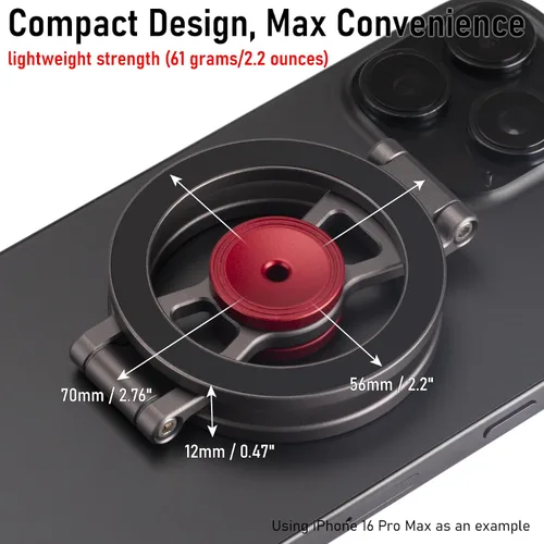Vista 5 de Combo de soporte magnético para teléfono y Fidget Spinner para MagSafe