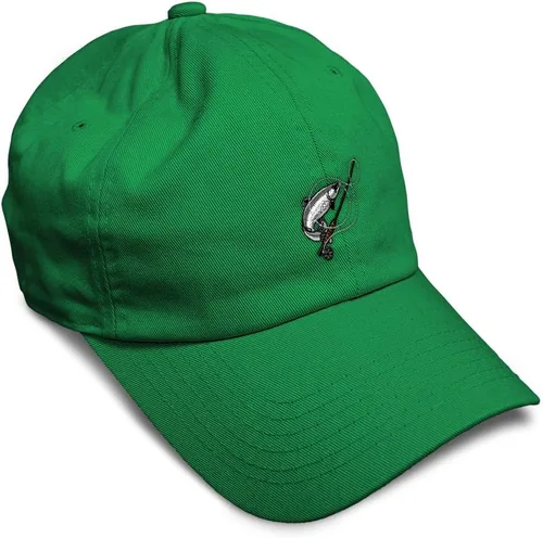 Vista 9 de Sombrero de béisbol suave personalizado bordado papá sombrero pesca con mosca D bordado hombres y señoras gorra de béisbol algodón
