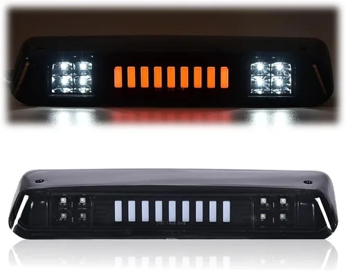 Vista 24 de GRAND ORANGE Tercera luz de freno LED de montaje alto 92-99 compatible con Chevy GMC Suburban/Yukon 94-05 compatible con Chevy Blazer S10 luz