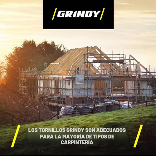 Vista 7 de Grindy - Tornillos para madera #9 x 2 1/2 pulgadas (paquete de 300/2.6 libras) – Tornillos de cubierta autoperforantes I resistentes a la corrosión