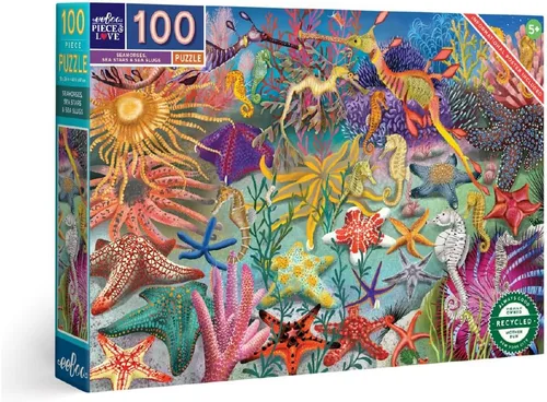 Vista 19 de eeBoo Rompecabezas de 100 piezas para niños – Explorers School of Magic Rompecabezas infantil con temática de mago, piezas grandes para manos