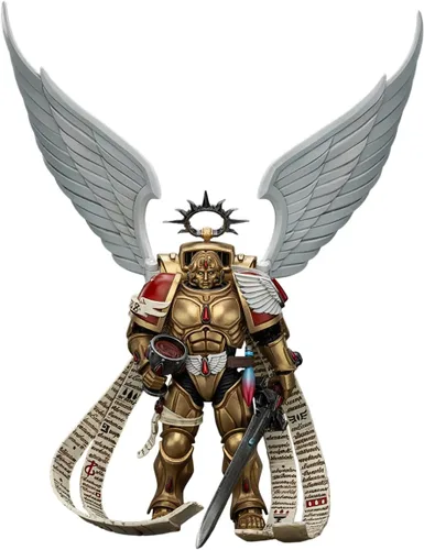 Vista 11 de JOYTOY 1/18 Warhammer 40,000 Figura de acción Black Templars The Emperors Champion Rolantus Collection