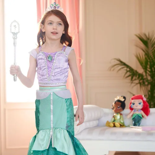 Vista 3 de Disfraz Oficial de Princesa de Disney Store – Trajes de Princesa para Vestirse y Jugar