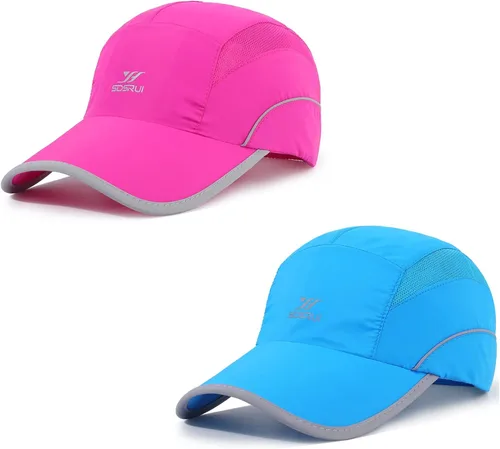 Vista 76 de Gorra deportiva de malla ligera de secado rápido para hombres y mujeres