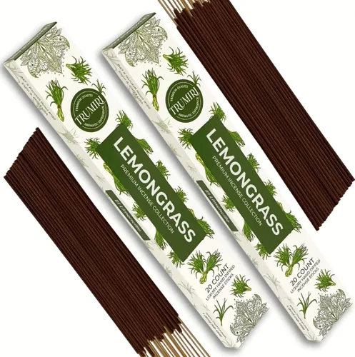 Vista 14 de Varillas de incienso ámbar – Total 40 varillas de incienso – Paquete doble de 20 Insense – Inciensos – Inscents – Ingredientes naturales no tóxicos