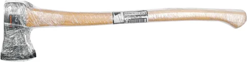 Vista 4 de Truper Hacha para niño, cabeza de acero forjado de 2.25 libras, mango de madera de nogal americano de 28 pulgadas, hacha de corte y tala de madera