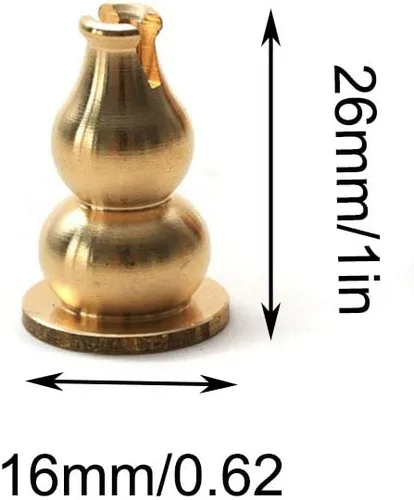 Vista 2 de Quemador de incienso en forma de calabaza, soporte de incienso de latón, soporte de bobina de incienso, soporte para palo de incienso para casa