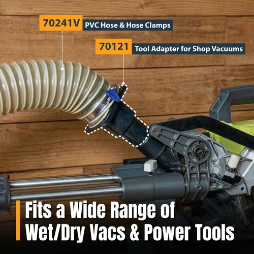 Vista 6 de POWERTEC Adaptador de herramienta 70121W para aspiradoras en húmedo/seco Shop Vac