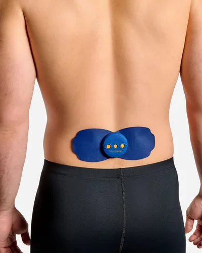 Vista 3 de Tommie Copper Dispositivo de terapia TENS inalámbrico – Estimulación muscular y soporte de recuperación – 6 modos, 20 niveles de intensidad