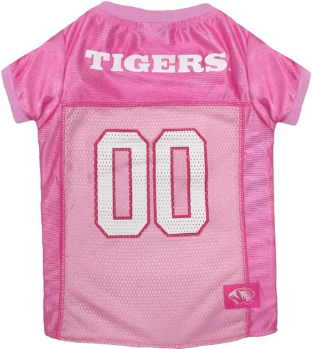 Vista 43 de Pets First Camiseta de la NCAA para perros y gatos, camiseta rosa de California Golden Bears, talla XS. Lindo traje rosa para mascotas