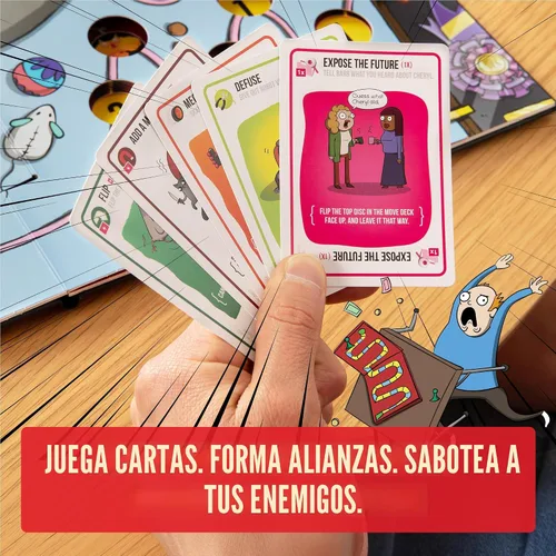 Vista 6 de Exploding Kittens: El Juego de Mesa - El Juego de Fiesta Lleno de Acción para Celebrar el 10º Cumpleaños - 2-6 Jugadores a Partir de 7 Años - Ideal