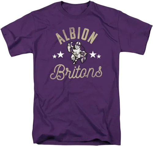 Vista 137 de Collegiate Distressed Mascot Unisex Adult T Shirt Collection 3 Universidad de Adelphi