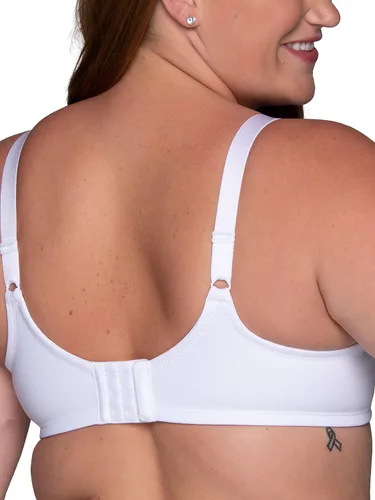 Vista 3 de Vanity Fair - Brasier moldeador con efecto reductor de busto de hasta 1.5 pulgadas, no se marca en espalda, copas sin relleno hasta talla H