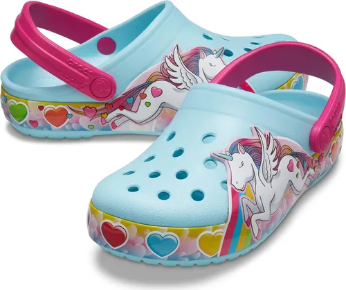 Vista 7 de Crocs Zuecos de laboratorio divertidos para niños Zapatos iluminados