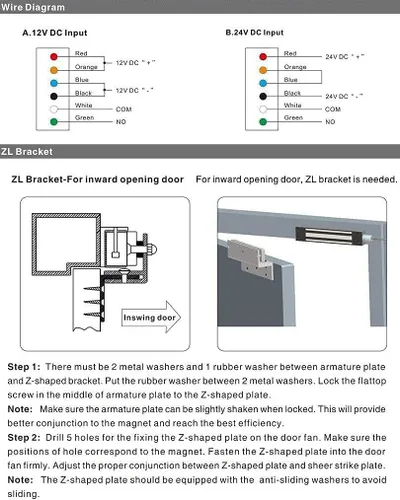 Vista 7 de UHPPOTE Control de acceso remoto con cerradura electromagnética impermeable de 600 libras para el control de acceso de puerta hacia fuera