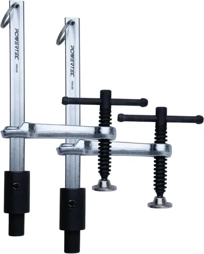 Vista 13 de POWERTEC Abrazadera para Agujeros de Bolsillo, Abrazadera de Ángulo Recto de 12" de Liberación Rápida para Ensamblaje de Agujeros de Bolsillo