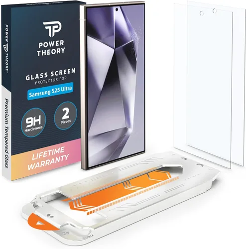 Vista 15 de Power Theory Protector de pantalla diseñado para Samsung Galaxy S20 FE 5G / 4G, vidrio templado [dureza 9H], kit de fácil instalación, 99% HD libre