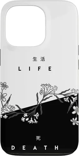 Vista 10 de Life Death Flowers - Funda de regalo japonesa minimalista con luz oscura para iPhone 17