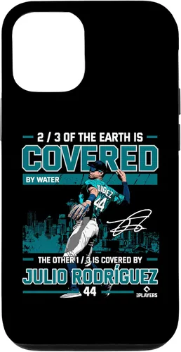 Vista 26 de Funda para iPhone 16 Julio Rodríguez Seattle MLBPA