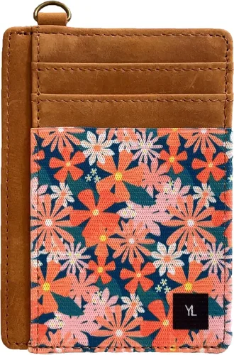 Vista 11 de Cartera delgada con bloqueo RFID para tarjetas de crédito, bolsillo bohemia1
