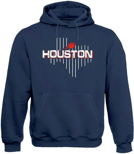Vista 8 de Xtreme Apparrel Team Field Map Men's Hoodie Sweatshirt for Football Fans