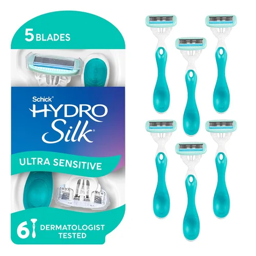 Vista 12 de Schick Hydro Silk Maquinillas de afeitar desechables de 3 hojas para mujer